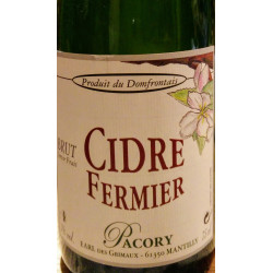 Domaine Pacory - Cidre fermier brut - BIO