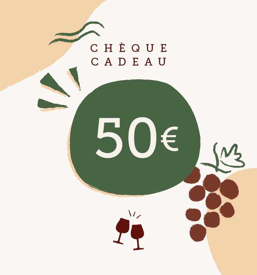 Carte Cadeau - Chèque Cadeau 50€