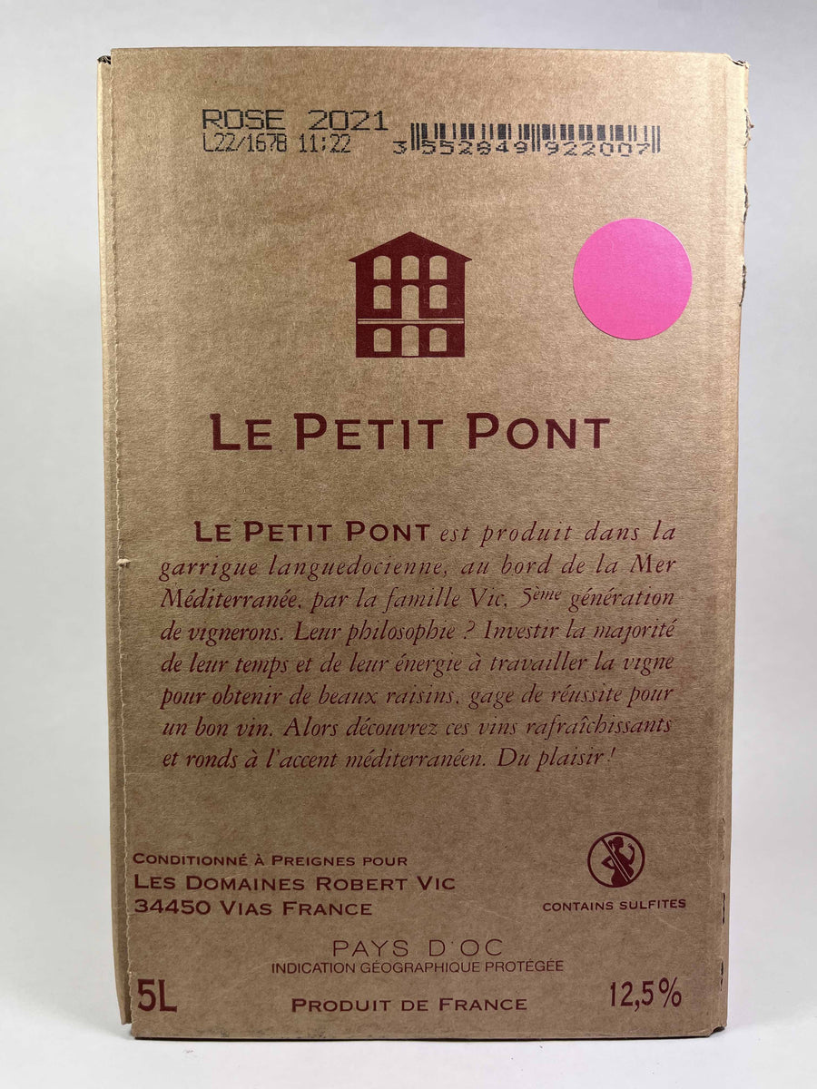 Domaines Robert Vic - Petit Pont - BIB rosé 5L