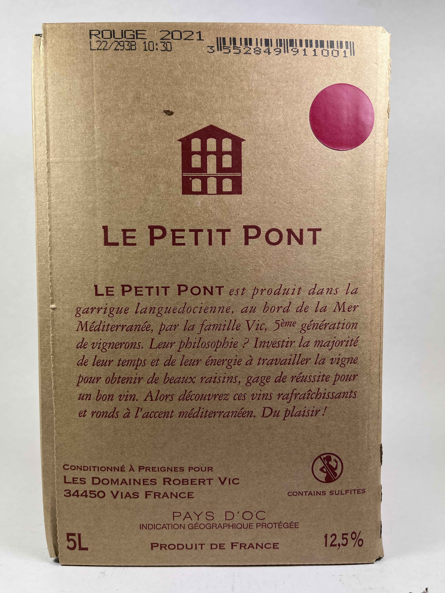 Domaines Robert Vic - Petit Pont - BIB Rouge 5L